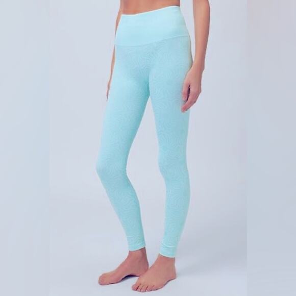 NWT $88 SPIRITUAL GANGSTER love sculpt jacquard leggings XS/S - Picture 2 of 13